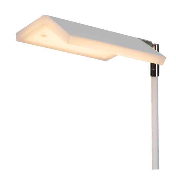 Lucide AARON - Floor reading lamp - LED Dim. - CCT - 1x12W 2700K/4000K - White - detail 1